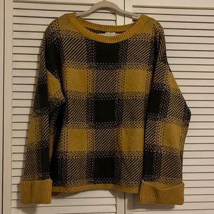 Yellow and Grey Sweater